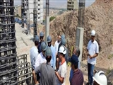 بازدید مسئولین از پروژه عمرانی بیمارستان ۳۰۴ تختخوابی شبکه بهداشت و درمان شهرستان مرند